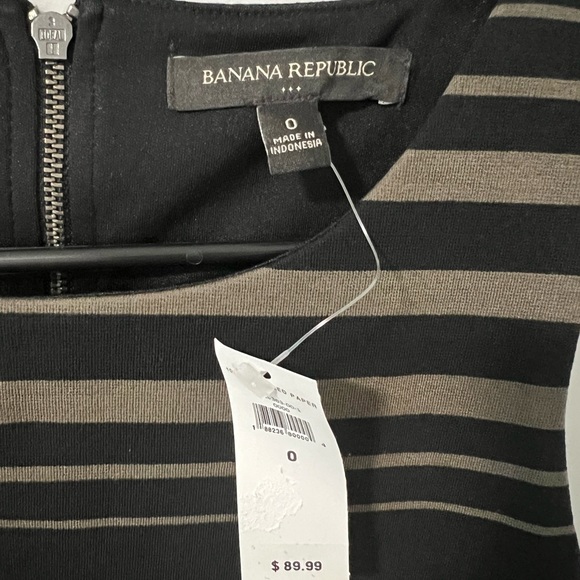 NWT Banana Republic Business Midi Stripe Dress - Picture 3 of 3